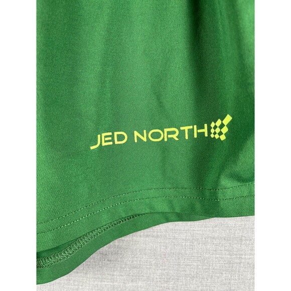 Jed North Athletic Shorts Men's Size L Green Elastic Tie Waist 4" Inseam - Picture 3 of 4